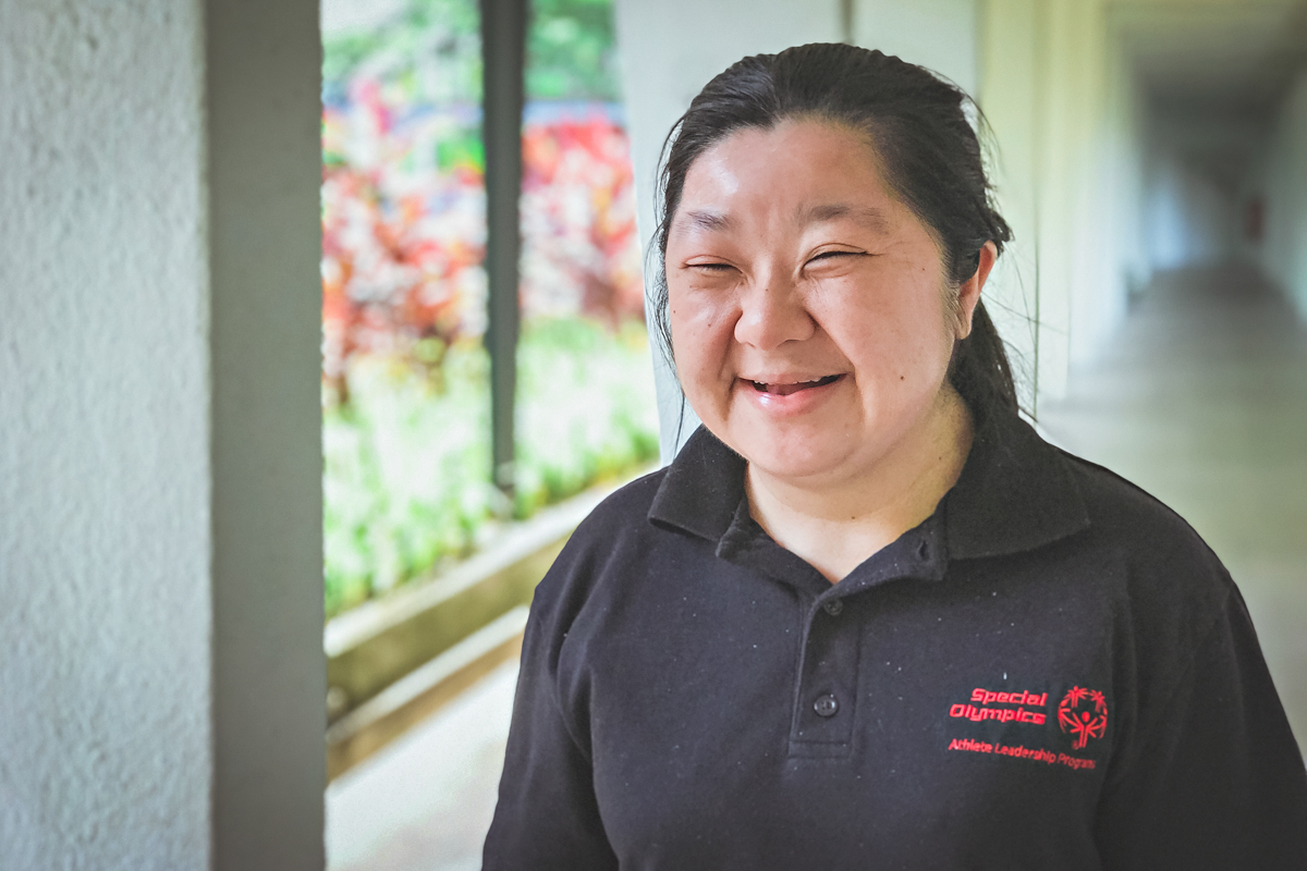 Hanako Sawayama, athlete, coach and volunteer with Special Olympics Asia Pacific.