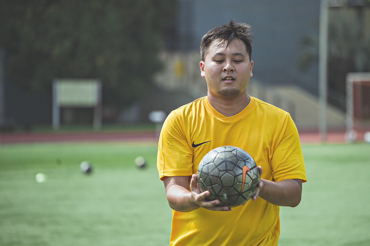 Volunteer coach for Special Olympics Asia Pacific Huang Yuchi