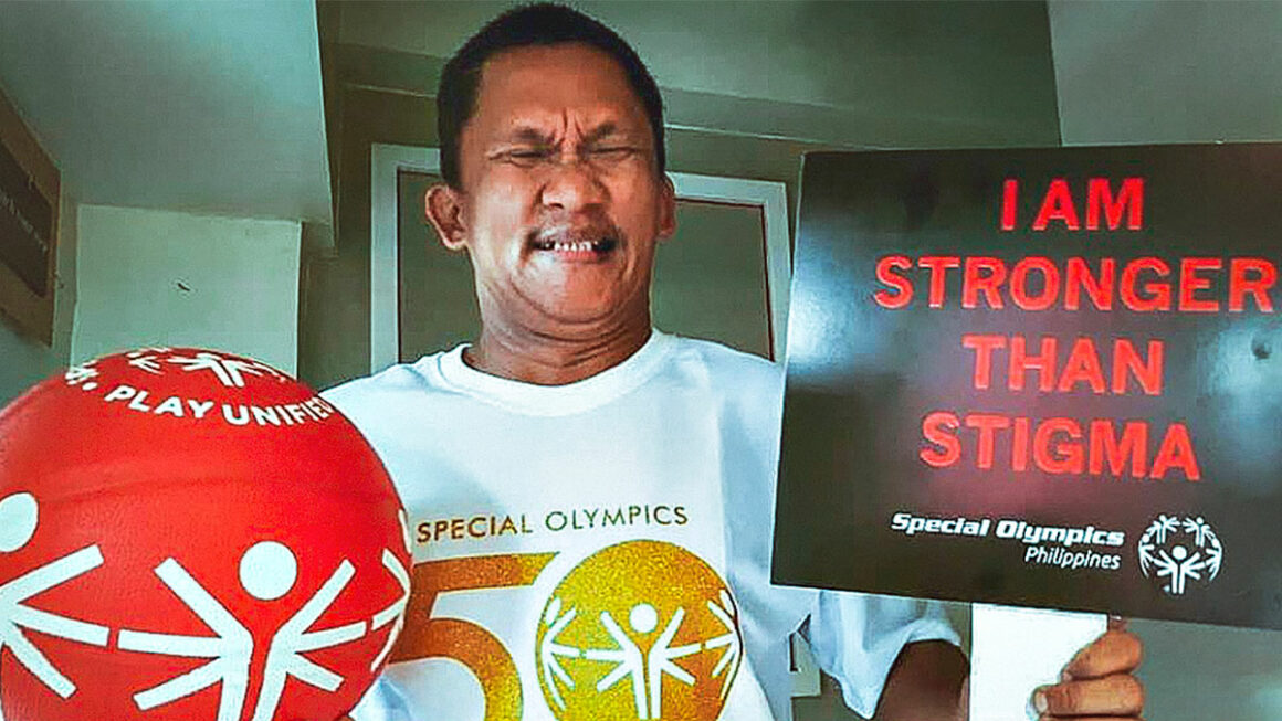MARLON TINDOC, THE OLDEST SPECIAL OLYMPICS ATHLETE, REPRESENTING PHILIPPINES. 